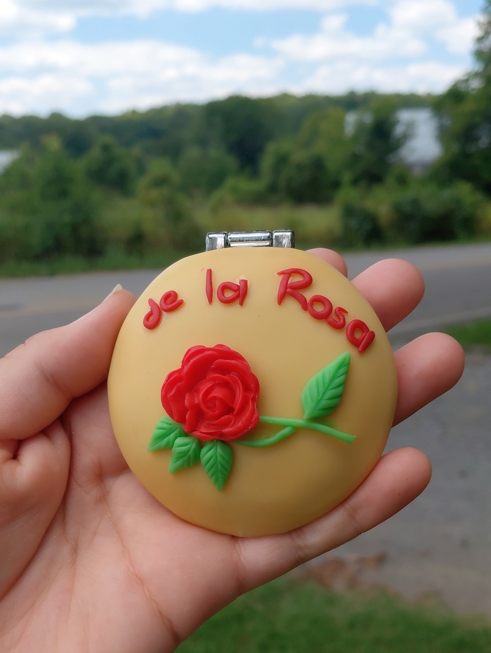 Handmade Maza Pan Compact Mirror